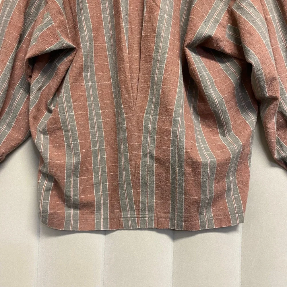 Vintage Issey Miyake Women's Top Medium Funnel Neck Lagenlook 80s 90s Designer - Picture 8 of 12